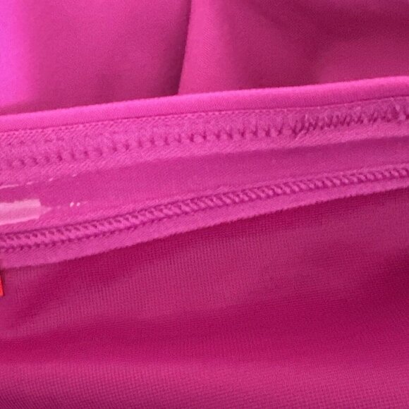 SPANX Let's Go Slimming Swimwear High Waist Bottom Women 10 Berry Pink New 8682 - Picture 10 of 16